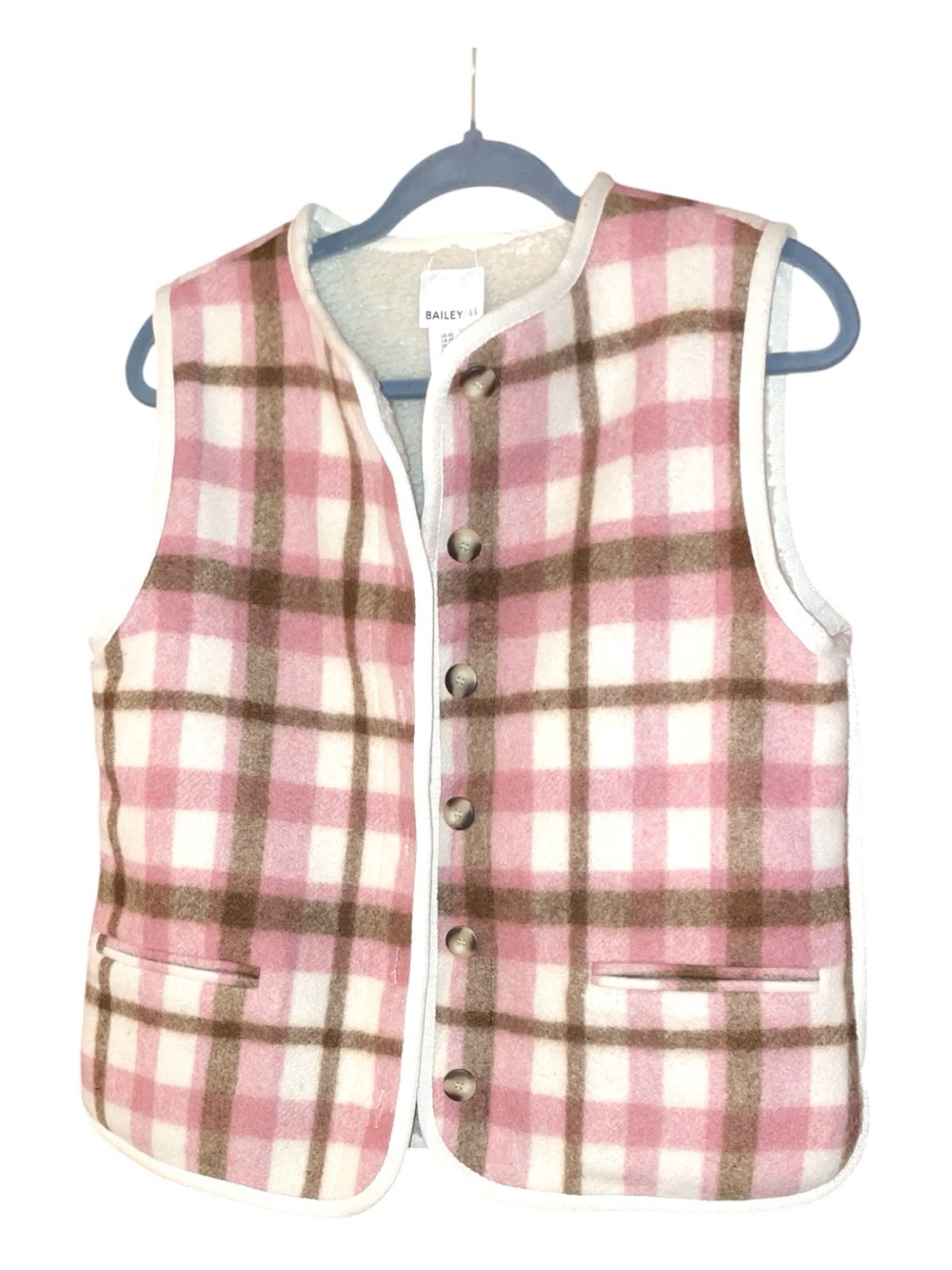 Bailey 44 wool blend Reversible vest with Sherpa NWOT